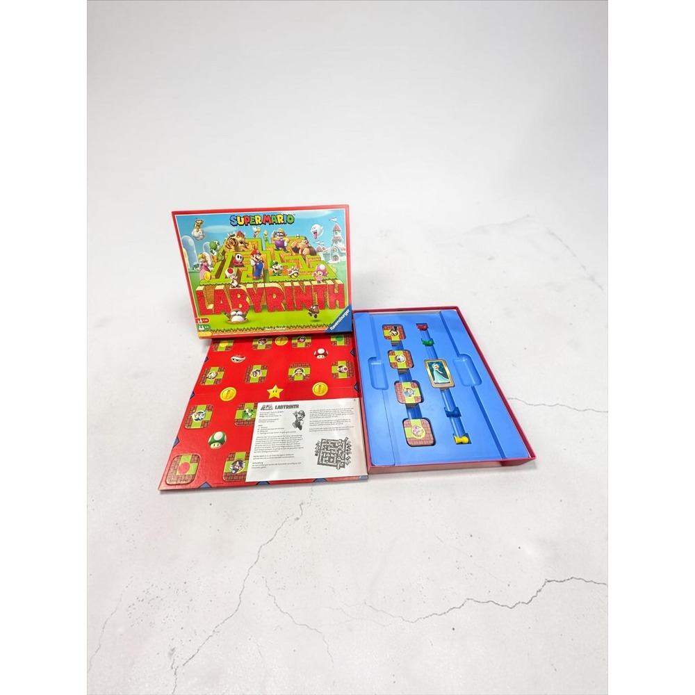 Ravensburger Super Mario Labyrinth Board Game Kids 7+ Shifting Maze